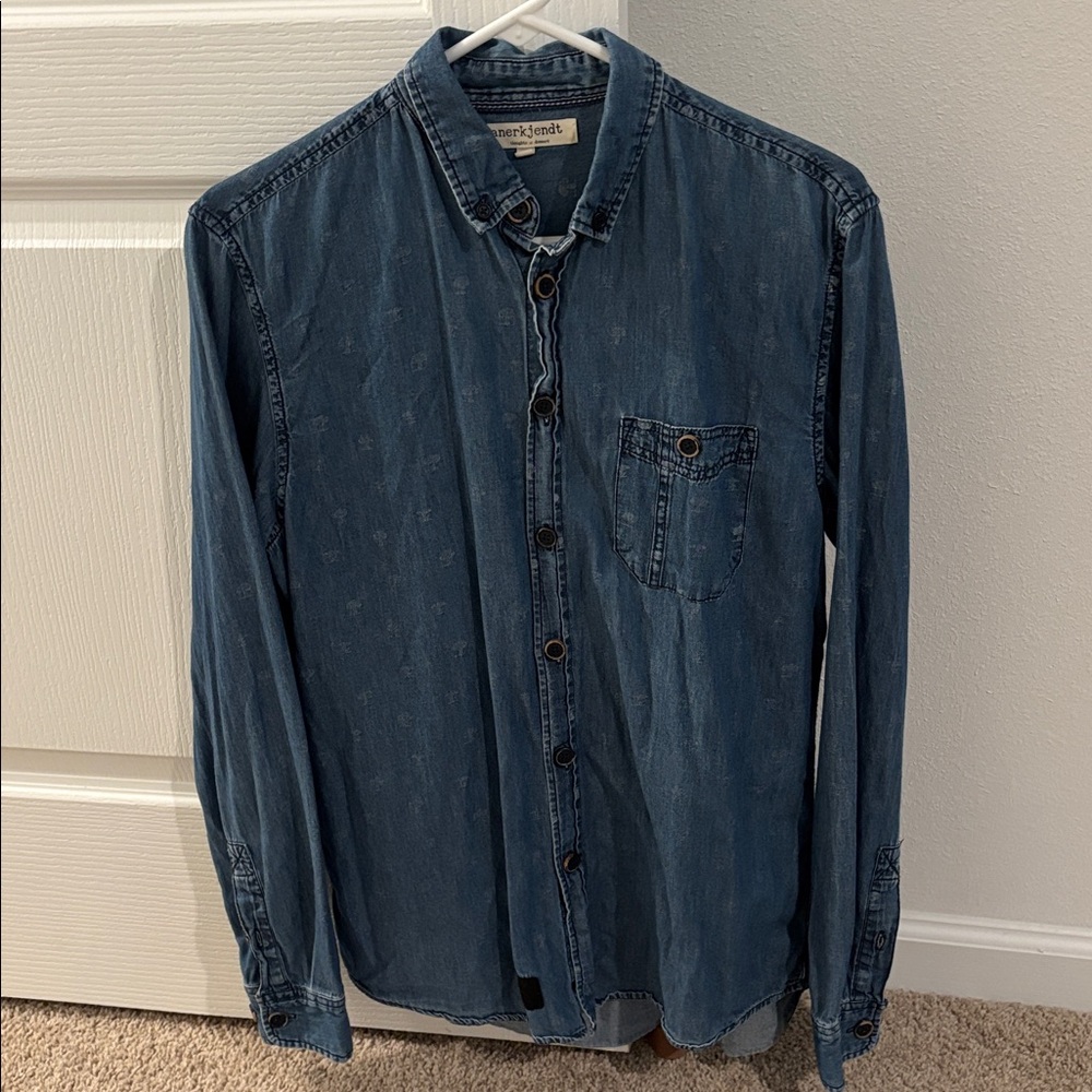 Anerkjendt Denim Button Down M
